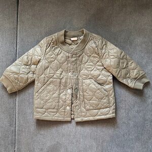Quilted Olive Green Jacket